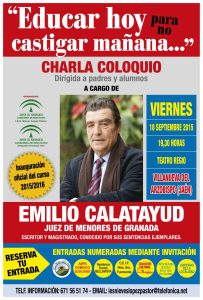 conferencia del Juez de menores, Emilio Calatayud,